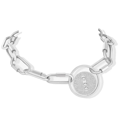 Messika Lucky Move Pavé Diamond Link Necklace - Messika product