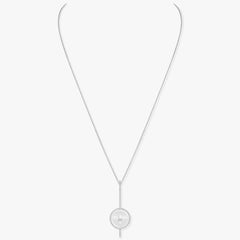 Messika Lucky Move Pavé Diamond Arrow Necklace