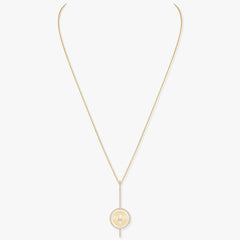 Messika Lucky Move Pavé Diamond Arrow Necklace