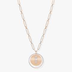 Messika Lucky Move Pavé Diamond Long Link Necklace