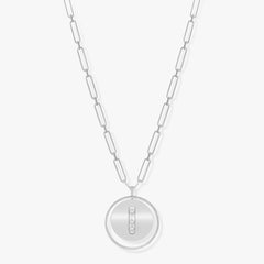 Messika Lucky Move Pavé Diamond Long Link Necklace