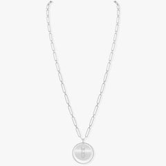 Messika Lucky Move Pavé Diamond Long Link Necklace