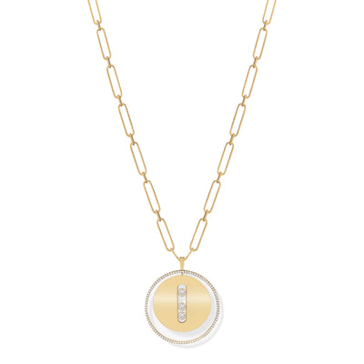 Messika Lucky Move Pavé Diamond Long Link Necklace - Messika product