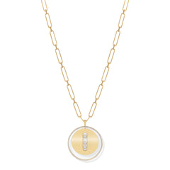 Messika Lucky Move Pavé Diamond Long Link Necklace