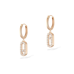 Messika Move Uno Pave Diamond Hoops