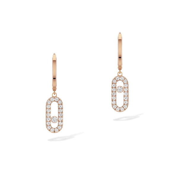 Messika Move Uno Pave Diamond Hoops