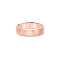 Men's Low Domed Wedding Band - 5mm