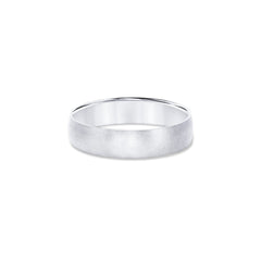 Men's Low Domed Wedding Band - 5mm
