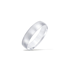 Men's Low Domed Wedding Band - 5mm