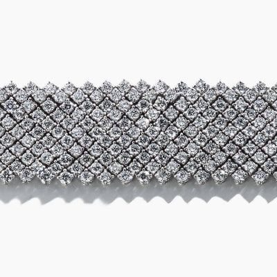 34 Carat 11 Row Diamond Bracelet - Private Label product