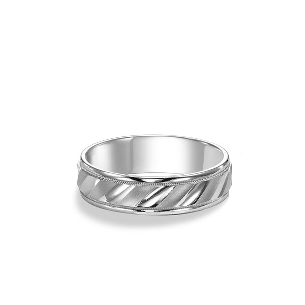 Engraved Comfort Fit Wedding Band