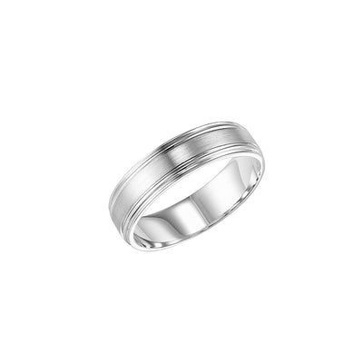 6mm Double Step Edge Men's Wedding Band - Private Label product