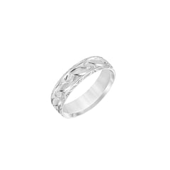 6mm Swiss Cut Design Men's Wedding Band