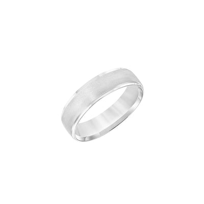 6mm Brush Center Men's Wedding Band - Private Label product