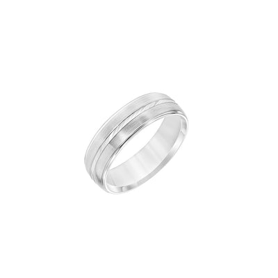 6mm Swiss Cut Center Men's Wedding Band - Private Label product