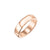 Roll Edge Carved 6mm Wedding Band