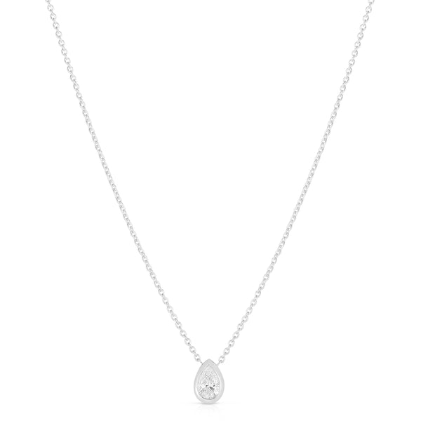 Roberto Coin Diamonds By The Inch Pear Cut Diamond Necklace - 0.20ctw