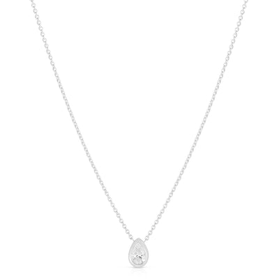 Roberto Coin Diamonds By The Inch Pear Cut Diamond Necklace - 0.20ctw - Roberto Coin product