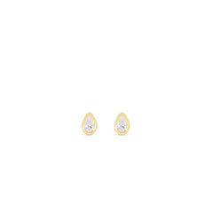 Roberto Coin Diamond Pear Stud Earrings