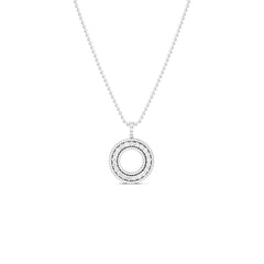 Roberto Coin Siena Diamond Circle Large Necklace