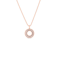 Roberto Coin Siena Diamond Circle Large Necklace