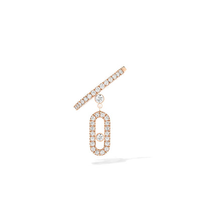 Messika Move Uno Single Clip Pavé Drop Pendant Gold Diamond Earring - Messika product