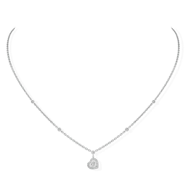 Messika Joy Coeur Diamond Heart Necklace