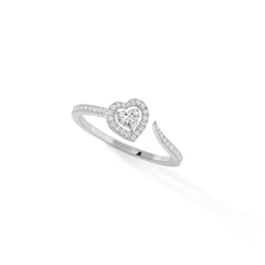 Messika Joy Coeur Pavé Heart Open Ring