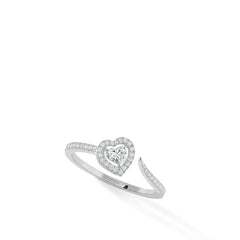 Messika Joy Coeur Pavé Heart Open Ring