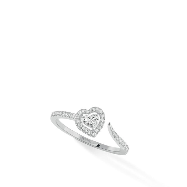 Messika Joy Coeur Pavé Heart Open Ring