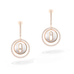 Messika Lucky Move PM Mother of Pearl Earrings
