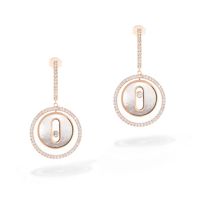 Messika Lucky Move PM Mother of Pearl Earrings - Messika product