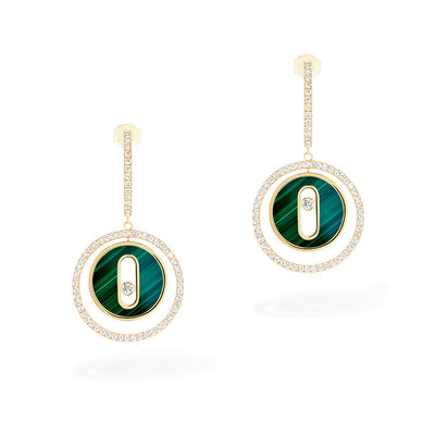 Messika Lucky Move PM Malachite Earrings - Messika product
