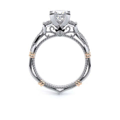 Verragio Parisian Three Stone Princess Cut Engagement Ring