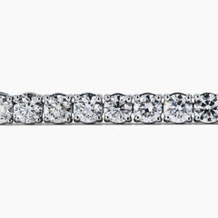 12 Carat Diamond Tennis Bracelet in 14k White Gold