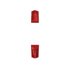 Michele 12mm Glossy Red Crocodile Leather Watch Strap
