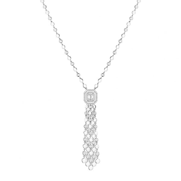 Messika D-Vibes Pompon Necklace in White Gold