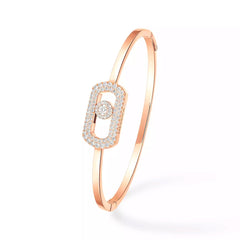 Messika So Move Pave Diamond Bangle Bracelet