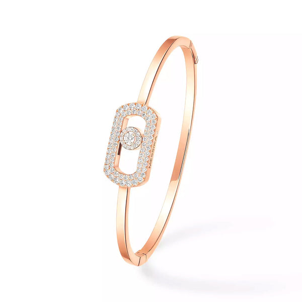 Messika So Move Pave Diamond Bangle Bracelet