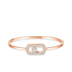 Messika So Move Pave Diamond Bangle Bracelet