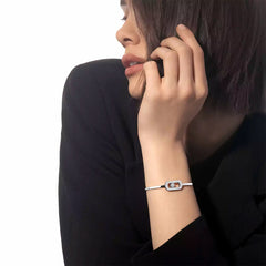 Messika So Move Pave Diamond Bangle Bracelet