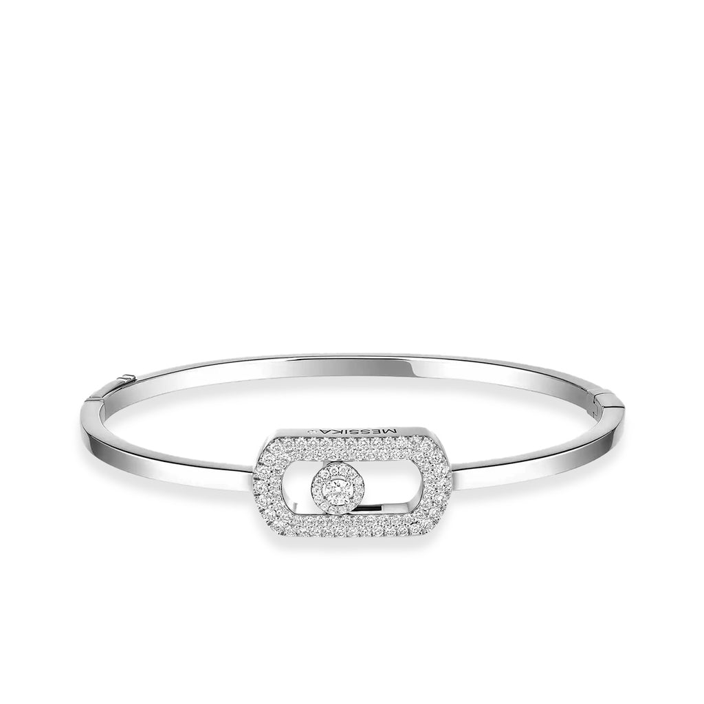 Messika So Move Pave Diamond Bangle Bracelet