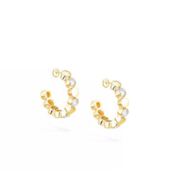 Messika D-Vibes Diamond Mini Hoop Earrings