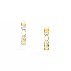 Messika D-Vibes Diamond Mini Hoop Earrings