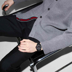 Gucci Dive Black Dial on Black Rubber Strap - 40mm