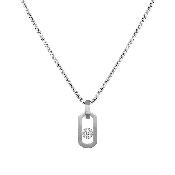 Messika So Move Natural Titanium Pendant Necklace