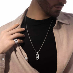Messika So Move Natural Titanium Pendant Necklace
