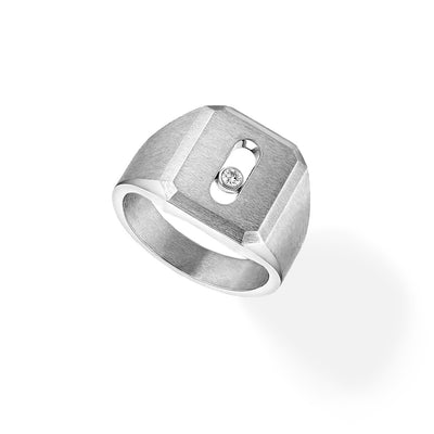 Messika Move Natural Titanium Signet Ring - Messika product