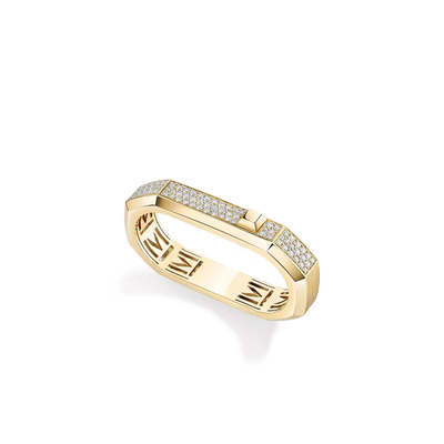 Messika Monderniste Two-Finger Pavé Ring - Messika product