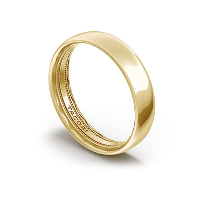 Tacori Gents Classic Rounded Band in 18K Yellow Gold - Tacori product